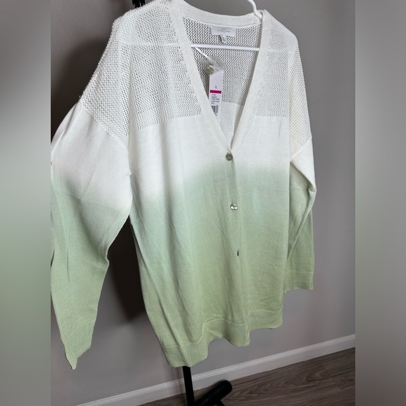 new cardigan new directions Size XL. Green Ombré   (C8) - Picture 2 of 8